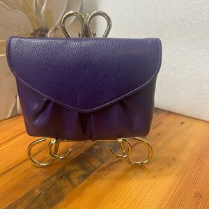 Vintage Elegant Purple Leather wallet